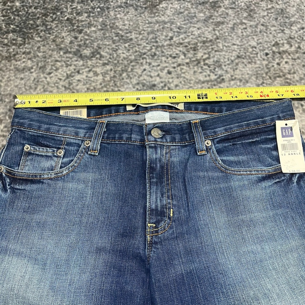 NWT Gap Low Rise Bootcut Jeans Womens 12 (34x30) Blue Western Hippie Y2K - Picture 8 of 16